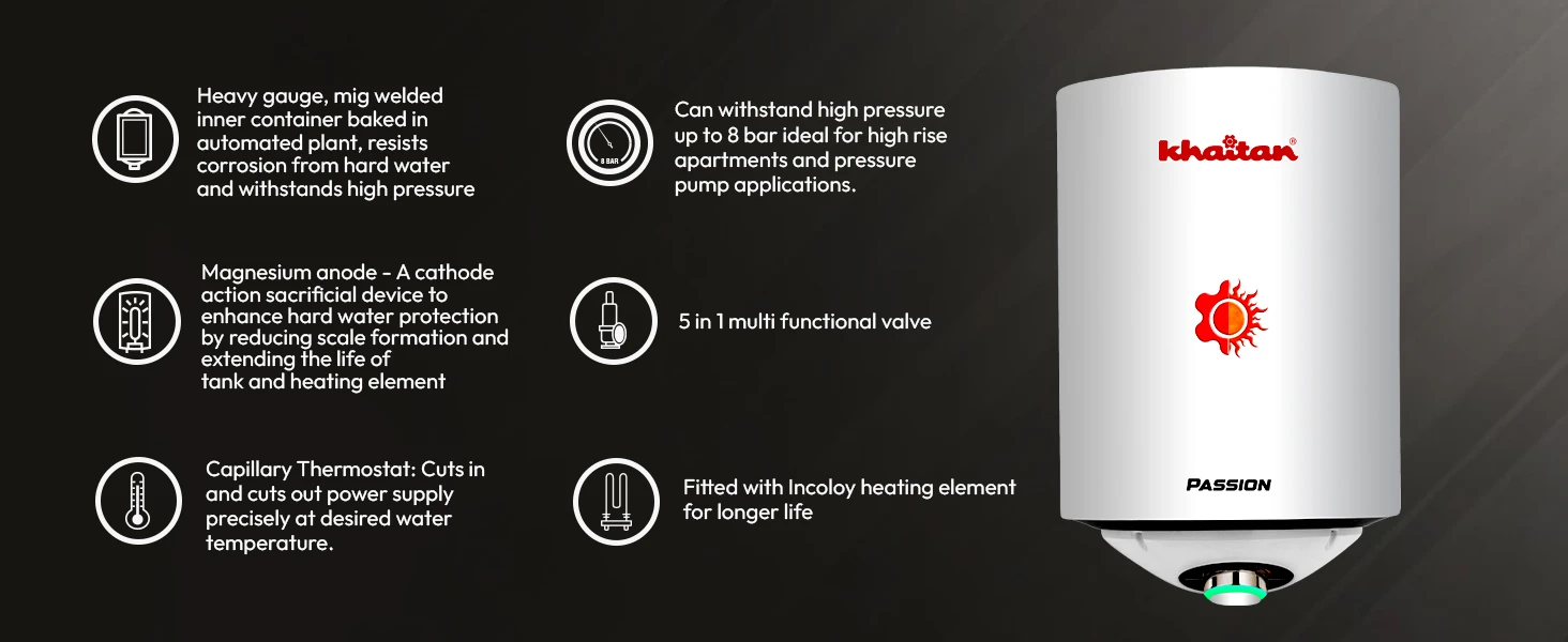 passion water heater